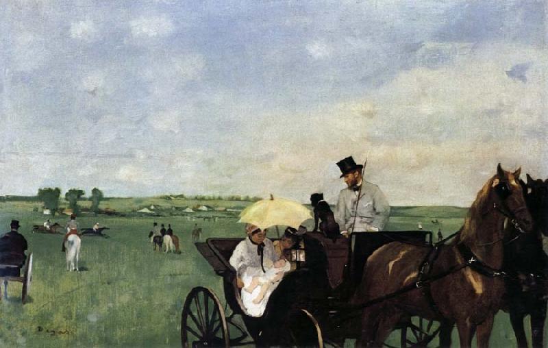 Edgar Degas Racetrack oil painting picture